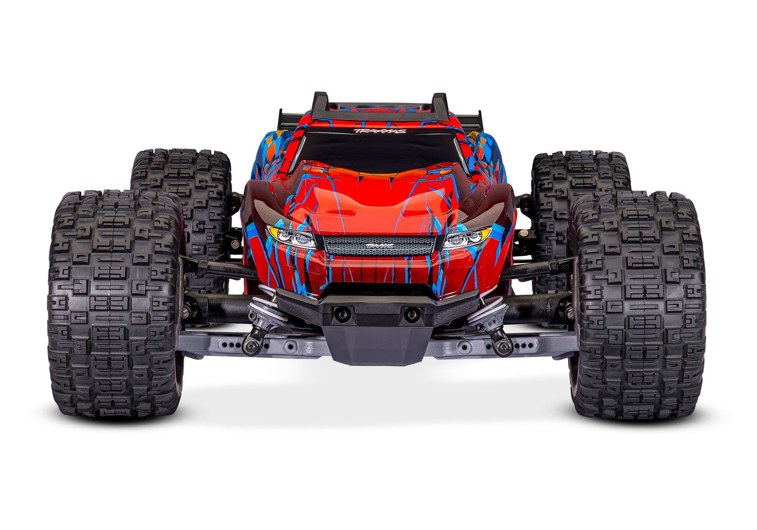 TRAXXAS 1/10 RUSTLER 4X4 BRUSHLESS - RED