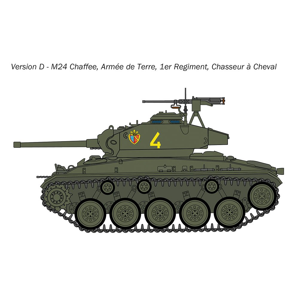 ITALERI 1/35 M24 Chaffee U.S. Light Tank