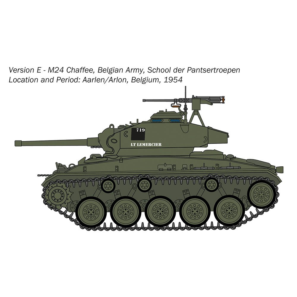 ITALERI 1/35 M24 Chaffee U.S. Light Tank