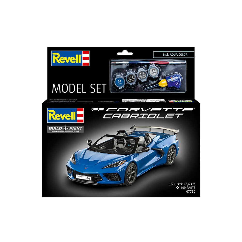 REVELL 1/25 Model Set Corvette C8 Cabriolet