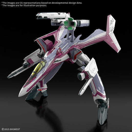 BANDAI HG 1/100 VF-31C Siegfreid (Mirage Farina Jenius Use) Deluxe Set