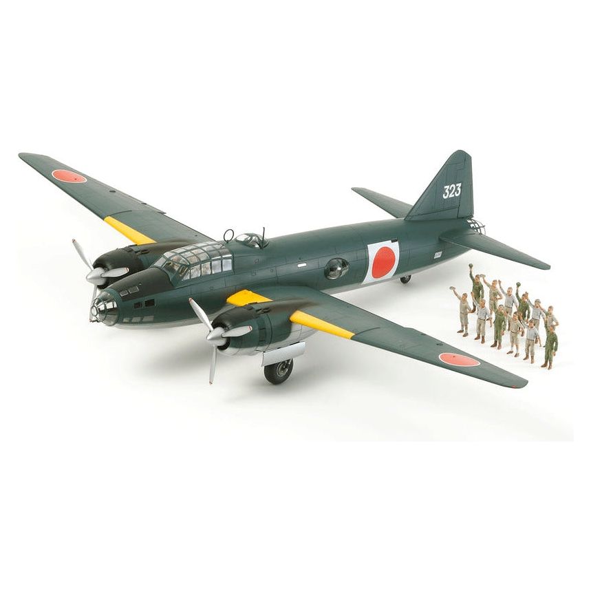 TAMIYA 1/48 Mitsubishi G4M1 Model 11 Admiral Yamamoto Transport with 17 Figures