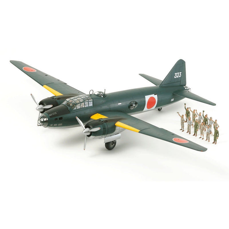 TAMIYA 1/48 Mitsubishi G4M1 Model 11 Admiral Yamamoto Transport with 17 Figures