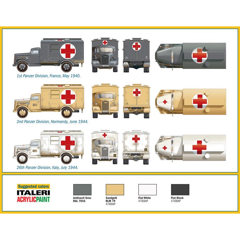 ITALERI 1/72 KFZ. 305 Ambulance