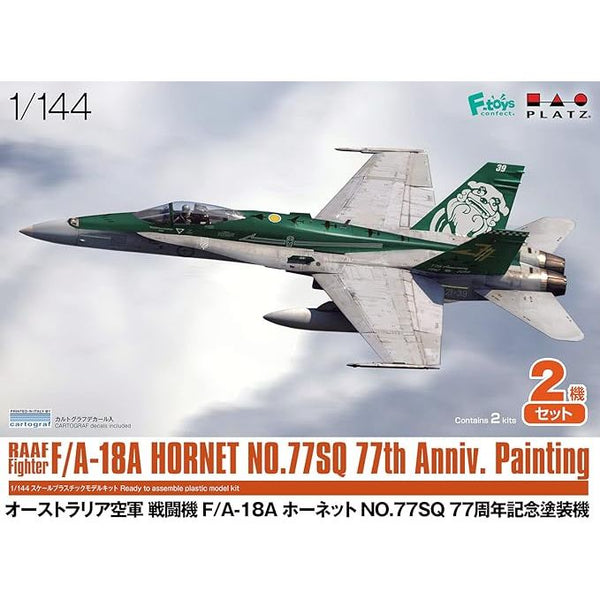 PLATZ 1/144 F/A-18A Hornet RAAF 77 Sqn 77th Anniversary (2 Kits)