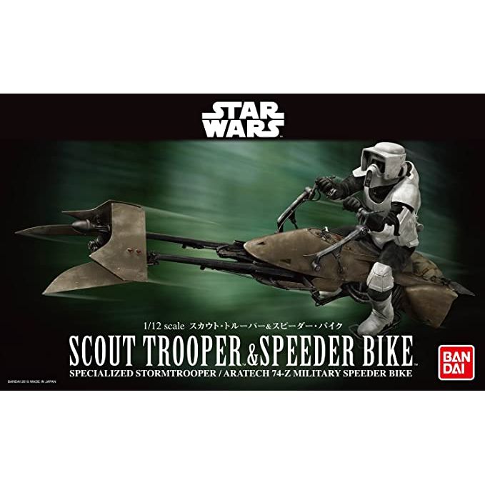 BANDAI 1/12 Scout Trooper & Speeder Bike