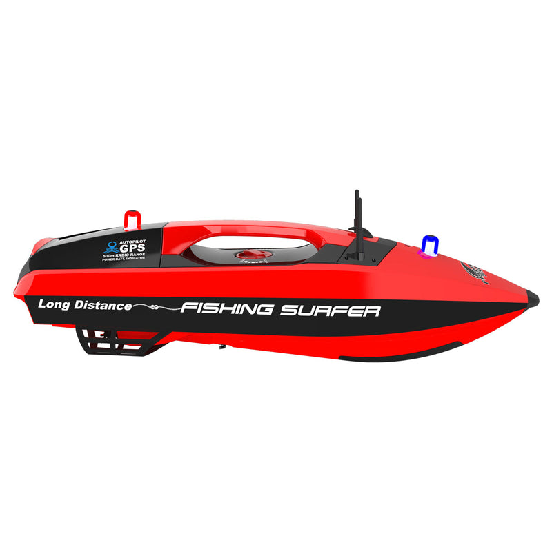 JOYSWAY Fishing Surfer V2 RC Surfcasting Bait Boat 2.4GHz RTR with GPS (Red)