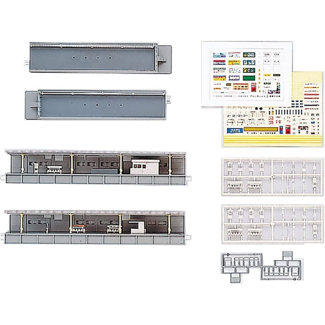 KATO 23-177 One Sided Platform Complete Set