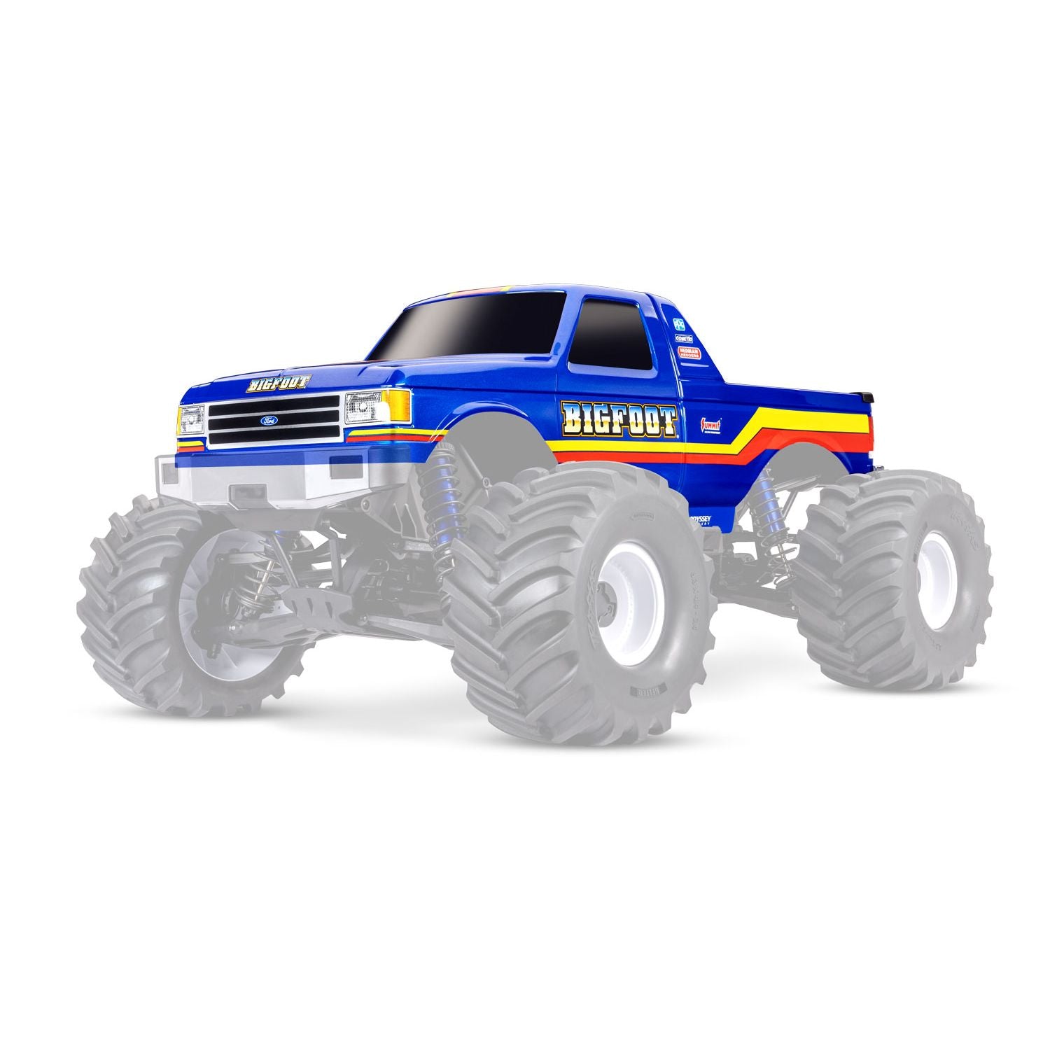 X-MONSTER BIGFOOT NO. 8 BODY – BLUE