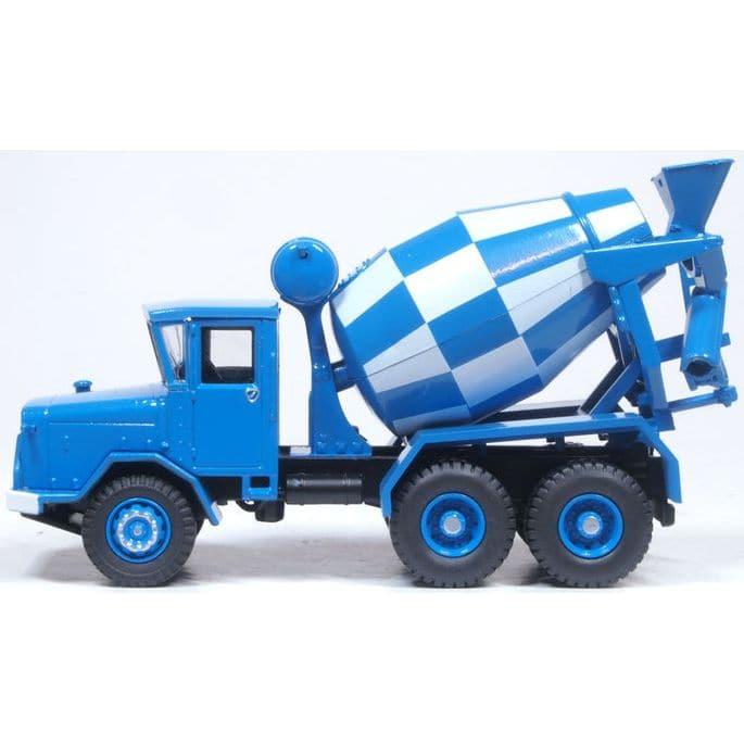 OXFORD 1/76 AEC 690 Concrete Mixer Blue