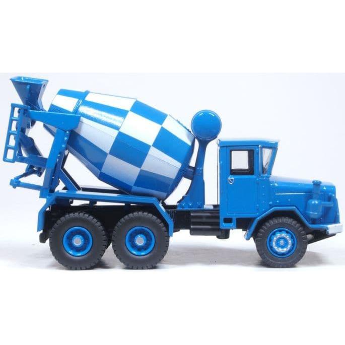OXFORD 1/76 AEC 690 Concrete Mixer Blue