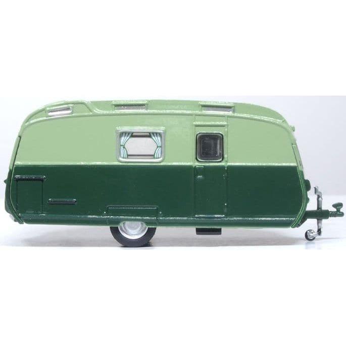 OXFORD 1/76 Dark Green and Sage Green Carlight Continental