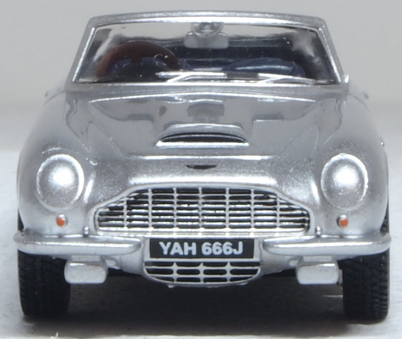 OXFORD 1/76 Aston Martin DB6 MkII Volante Silver Birch