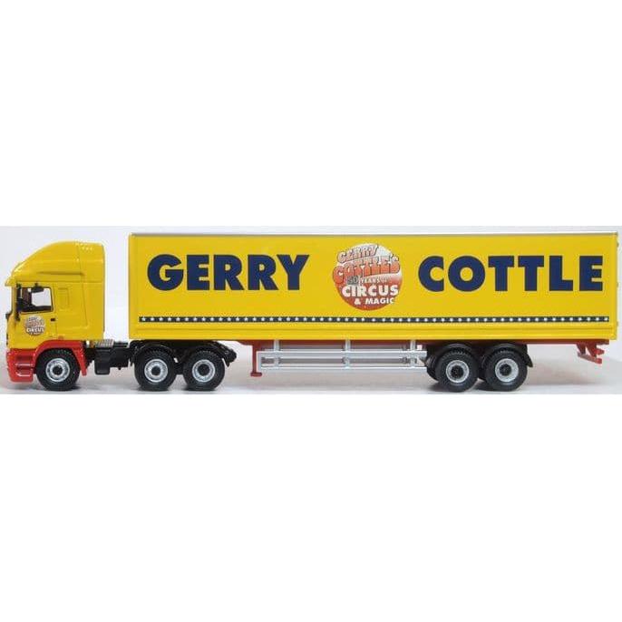OXFORD 1/76 Gerry Cottles Circus ERF EC Box Trailer