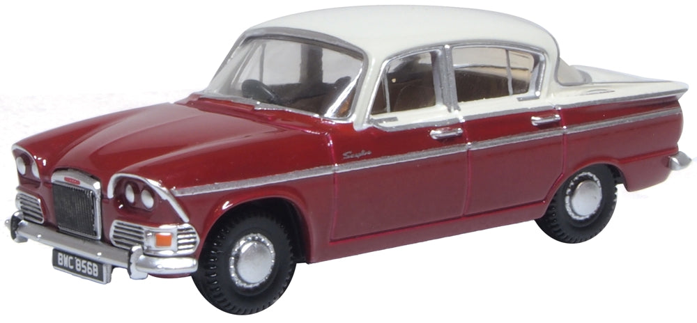 OXFORD 1/76 Humber Sceptre Mk1 Pippin Red/Pearl Grey