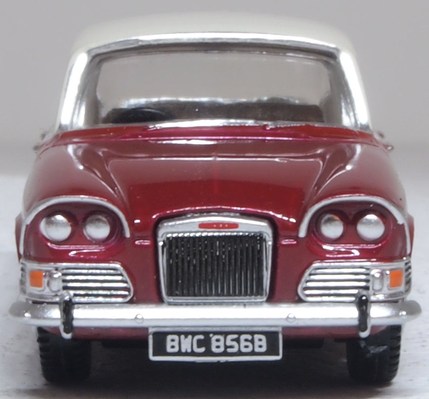 OXFORD 1/76 Humber Sceptre Mk1 Pippin Red/Pearl Grey