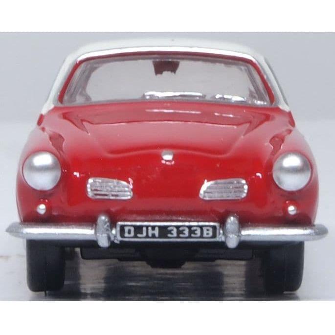 OXFORD 1/76 Henna Red and Pearl White VW Karmann Ghia