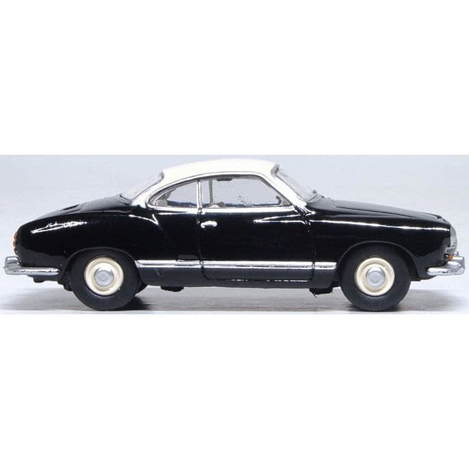 OXFORD 1/76 Black & Lotus White VW Karmann Ghia