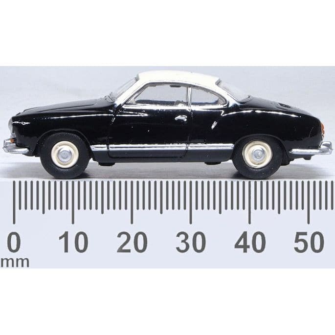OXFORD 1/76 Black & Lotus White VW Karmann Ghia
