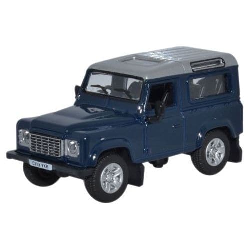 OXFORD 1/76 Land Rover Defender 2013 Tamar Blue