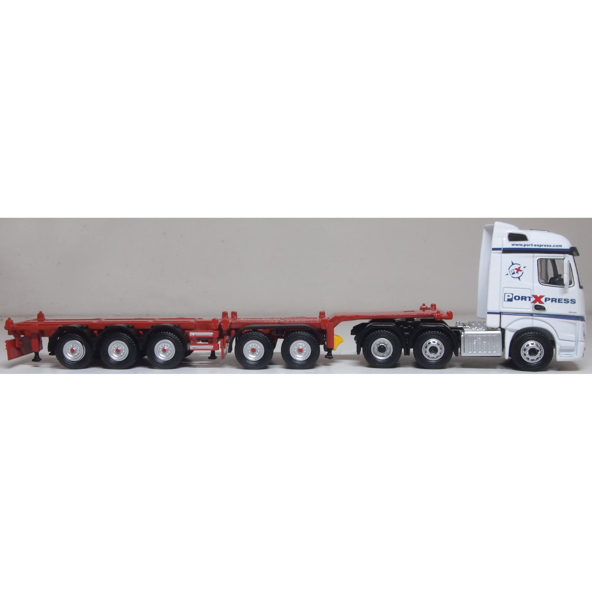 OXFORD 1/76 Mercedes Actros SSC D-Tec Combitrailer Port Express