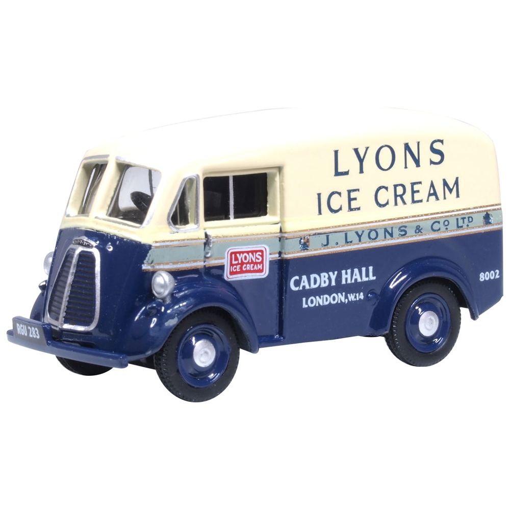 OXFORD 1/76 Morris J - Van Lyons Ice Cream