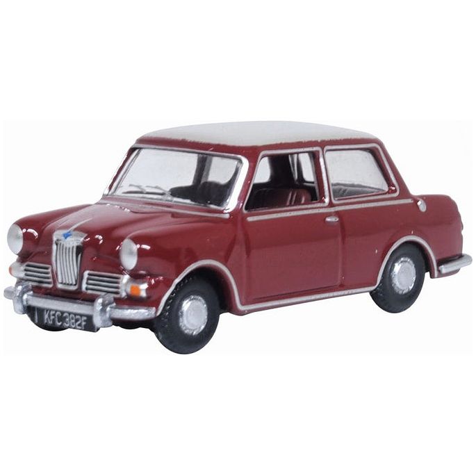 OXFORD 1/76 Riley Elf MkIII Damask Red Whitehall Beige