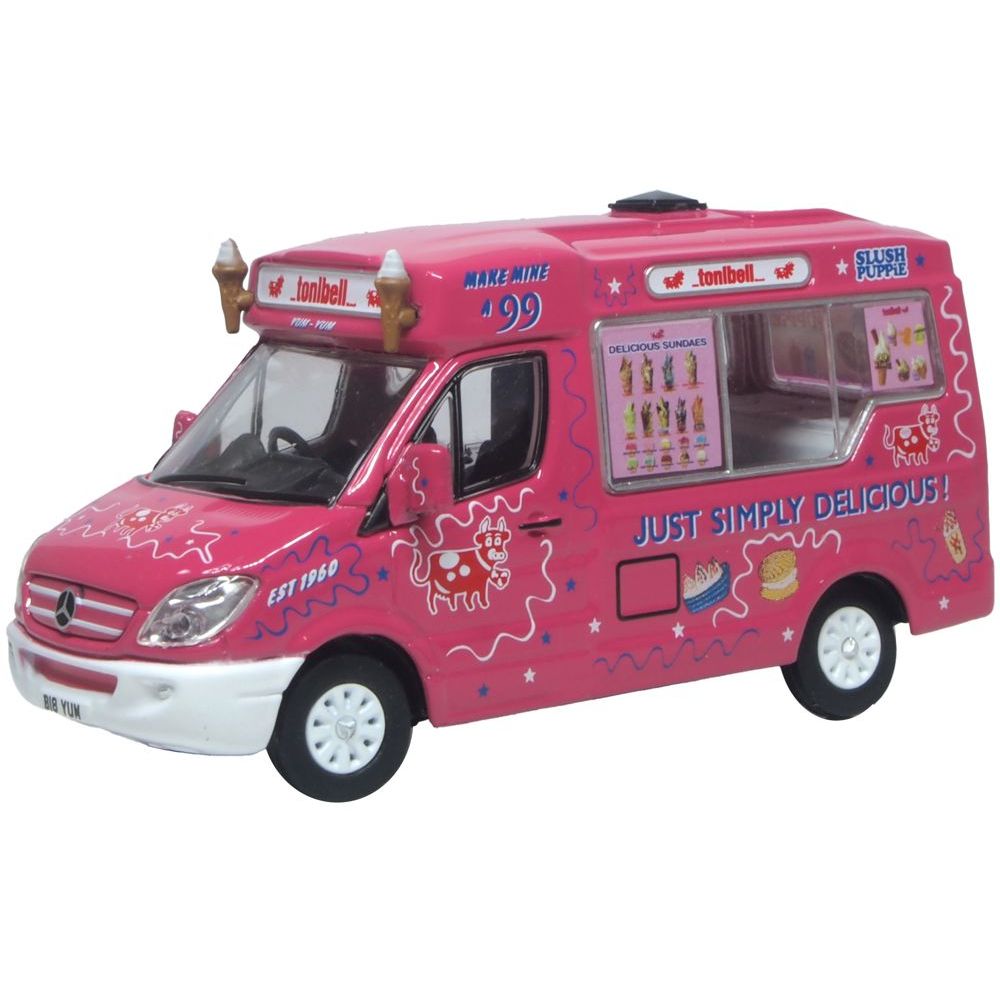 OXFORD 1/76 Whitby Mondial Ice Cream Van Tonibell