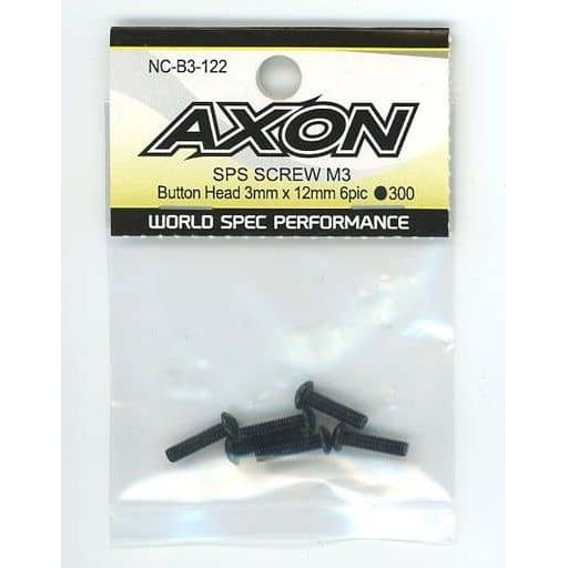 AXON SPS SCREW M3 / Button Head 3mm x 12mm 6pic  (steel)