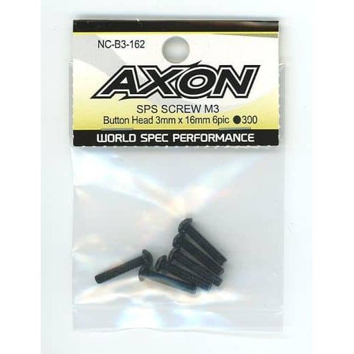 AXON SPS SCREW M3 / Button Head 3mm x 16mm 6pic  (steel)