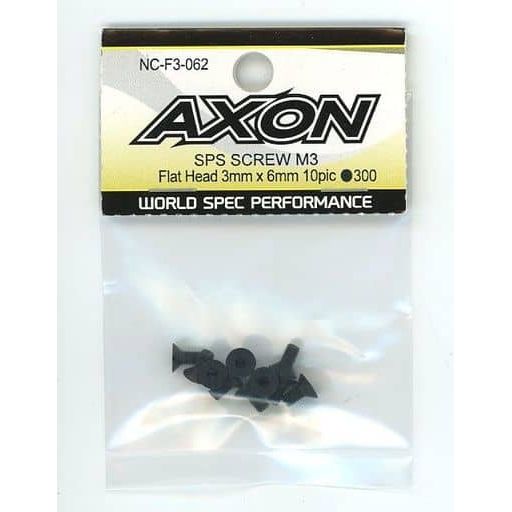 AXON SPS SCREW M3 / Flat Head 3mm x 6mm 10pic  (steel)