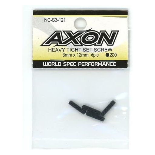 AXON HEAVY TIGHT SET SCREW (3mm x 12mm) 4pic