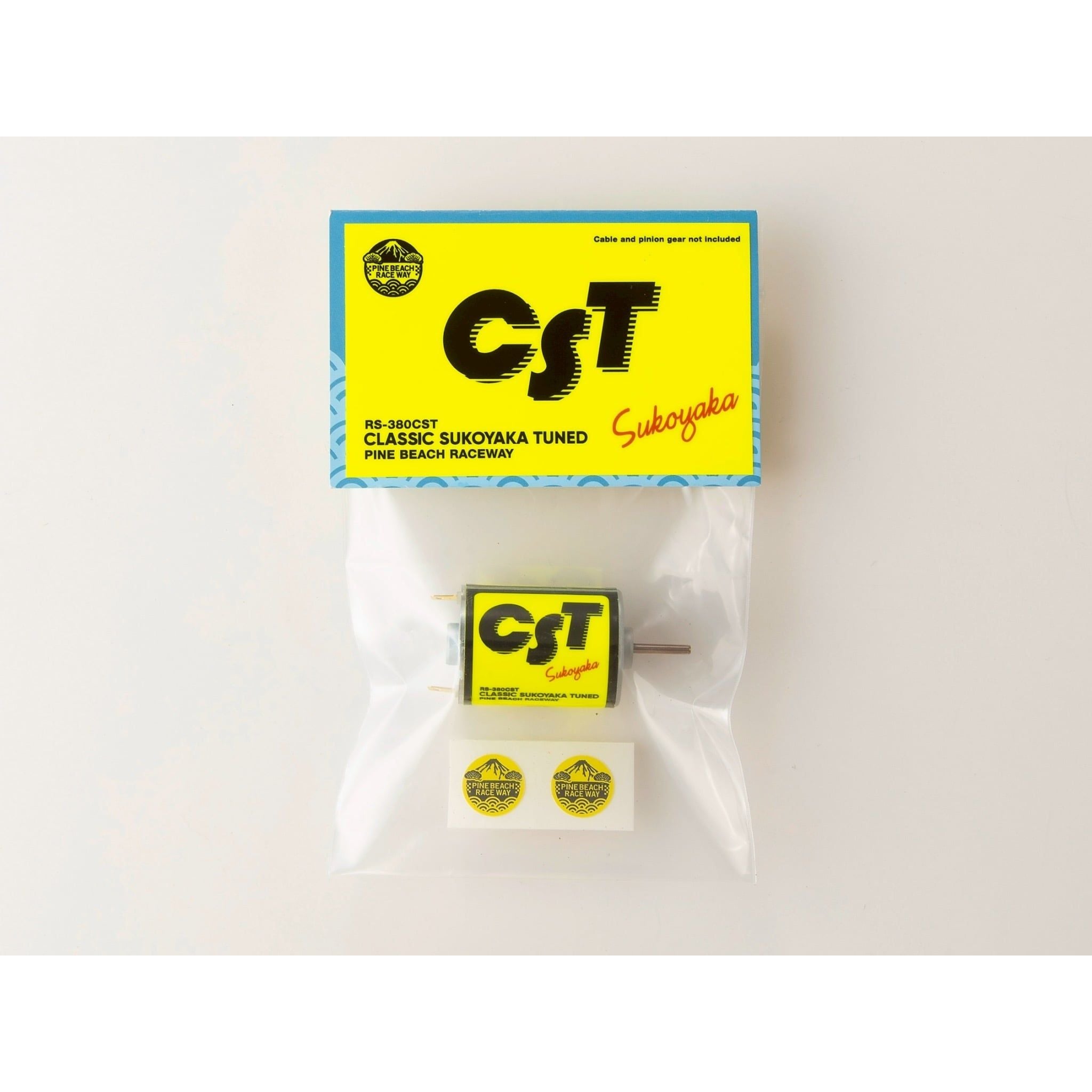 PINE BEACH RS-038CST Sukoyaka Tuned Motor Classic RS-380CST Classic SUKOYAKA Tuned Motor Neon Yellow