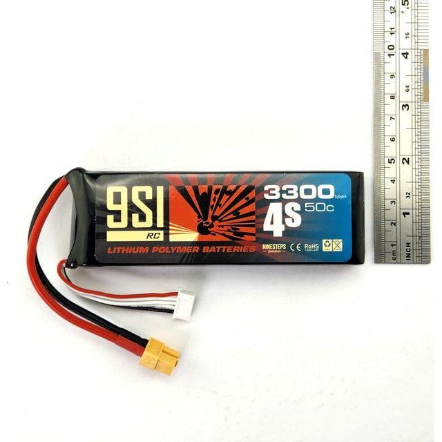 NINESTEPS 3300mAh 14.8V  50C 4 Cell LiPo Battery Soft Case (XT60 Plug)