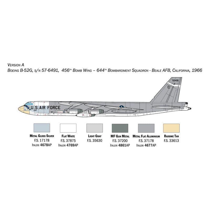 ITALERI 1/72 B-52G Stratofortress Early Version with Hound