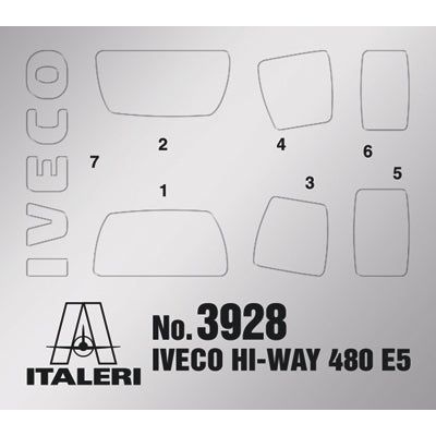 ITALERI 1/24 Iveco Hi-Way 480 ES Low Roof
