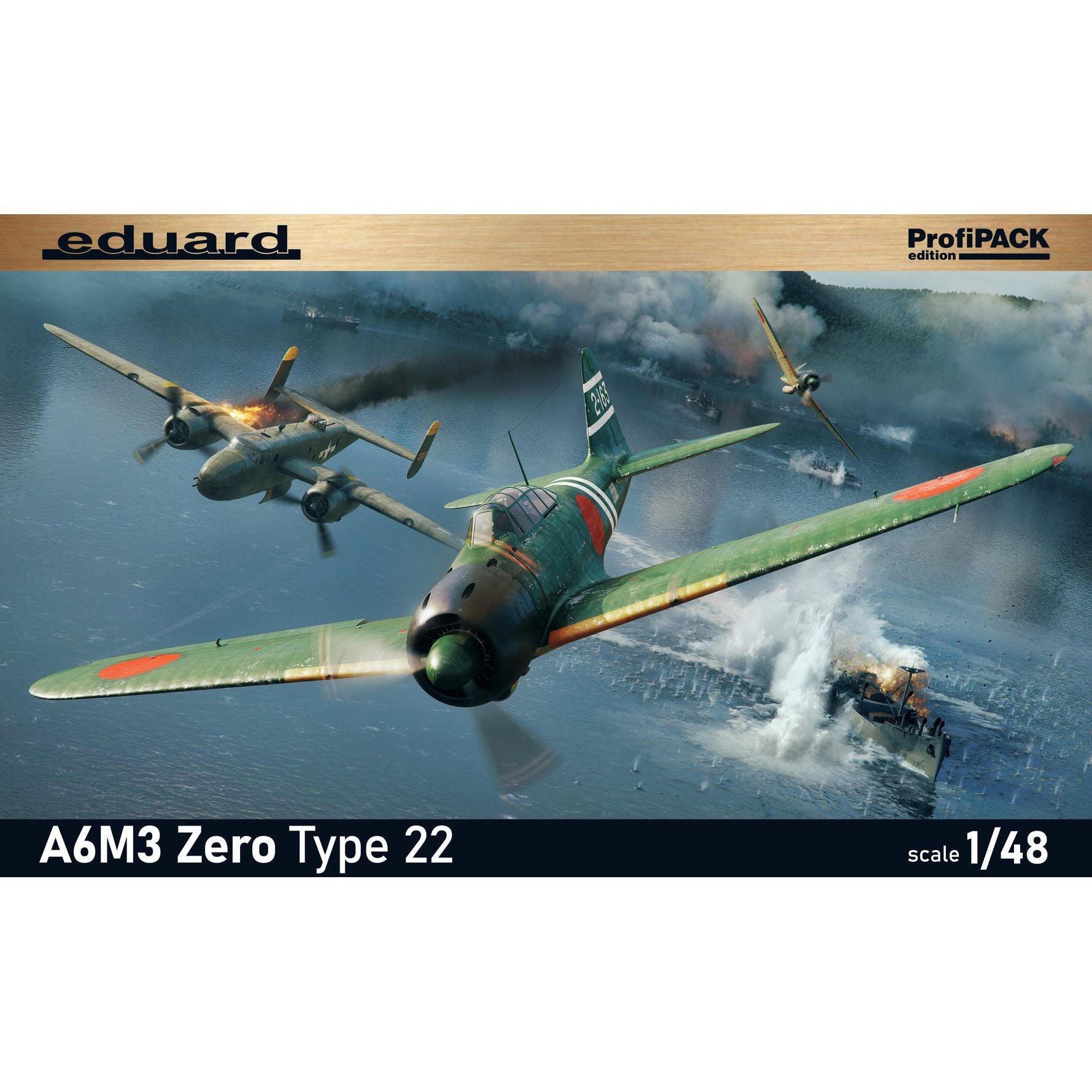 EDUARD 1/48 A6M3 Zero Type 22 Plastic Model Kit [82214]