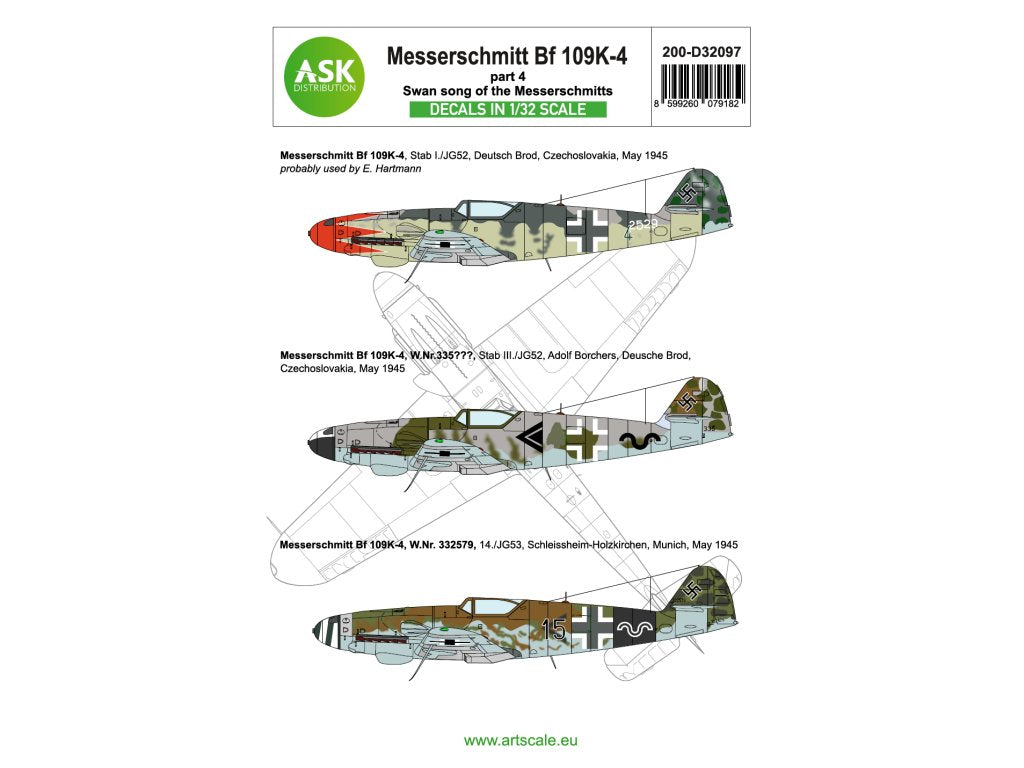 ASK 1/32 Bf 109K-4 part 4 - Swan song of the Messerschmitts
