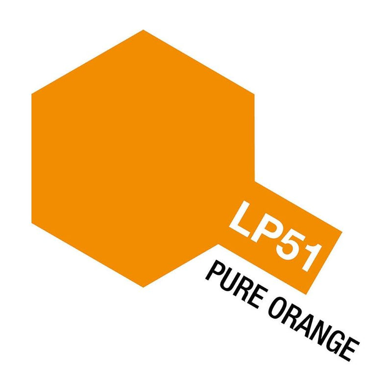 TAMIYA LP-51 Pure Orange Lacquer Paint 10ml 82151