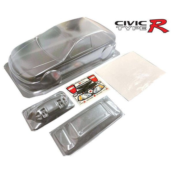 BODYWORX Clear Body Civic EK9 FF 1/10 190mm