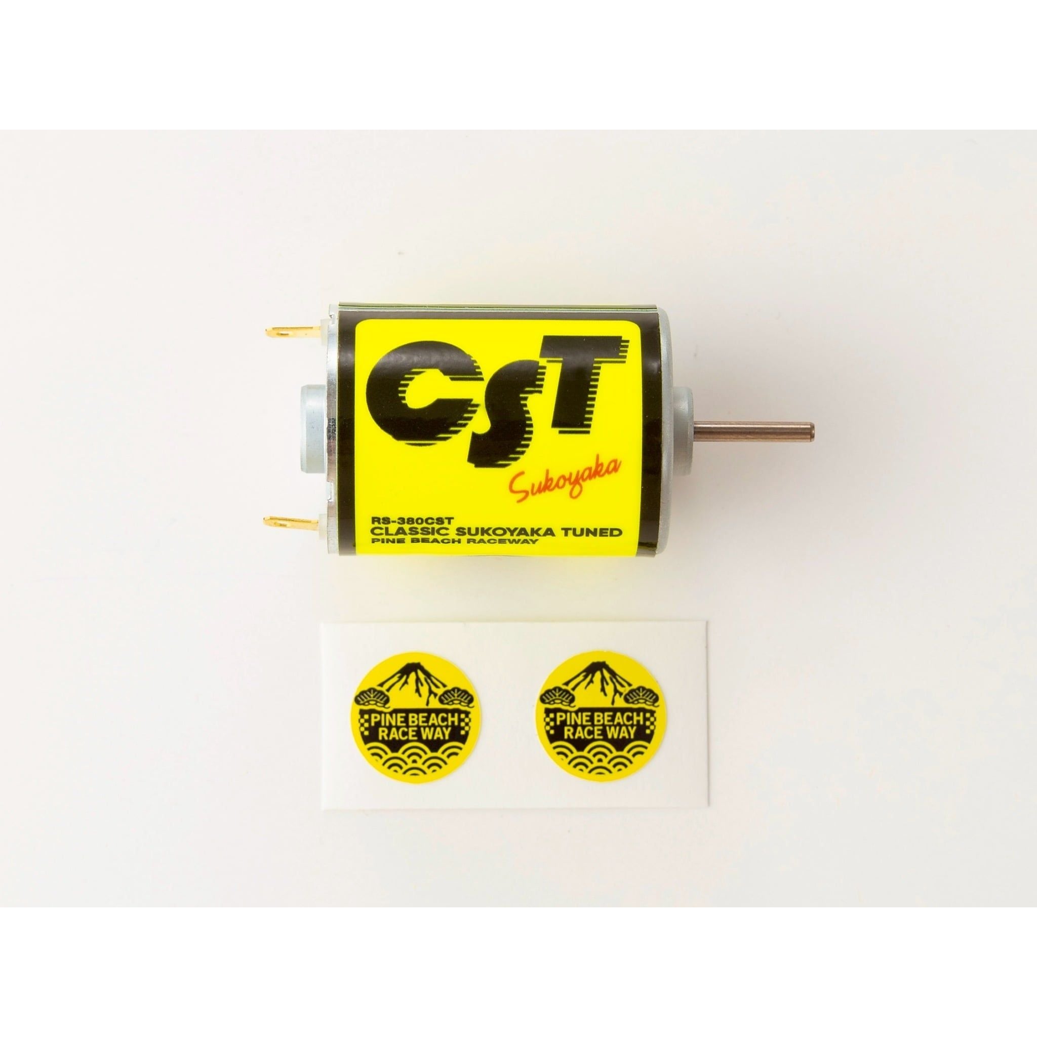 PINE BEACH RS-038CST Sukoyaka Tuned Motor Classic RS-380CST Classic SUKOYAKA Tuned Motor Neon Yellow