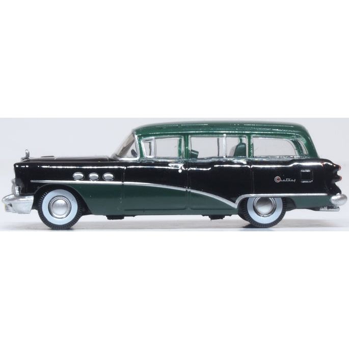 OXFORD 1/87 Buick Century Estate Wagon Balfin Green Carlsbad Black