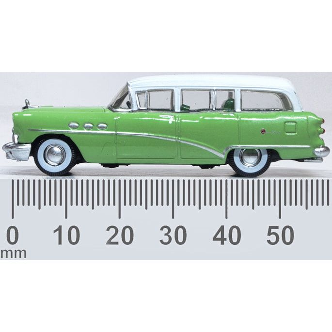 OXFORD 1/87 Buick Century Estate Wagon 1954 Willow Green and White