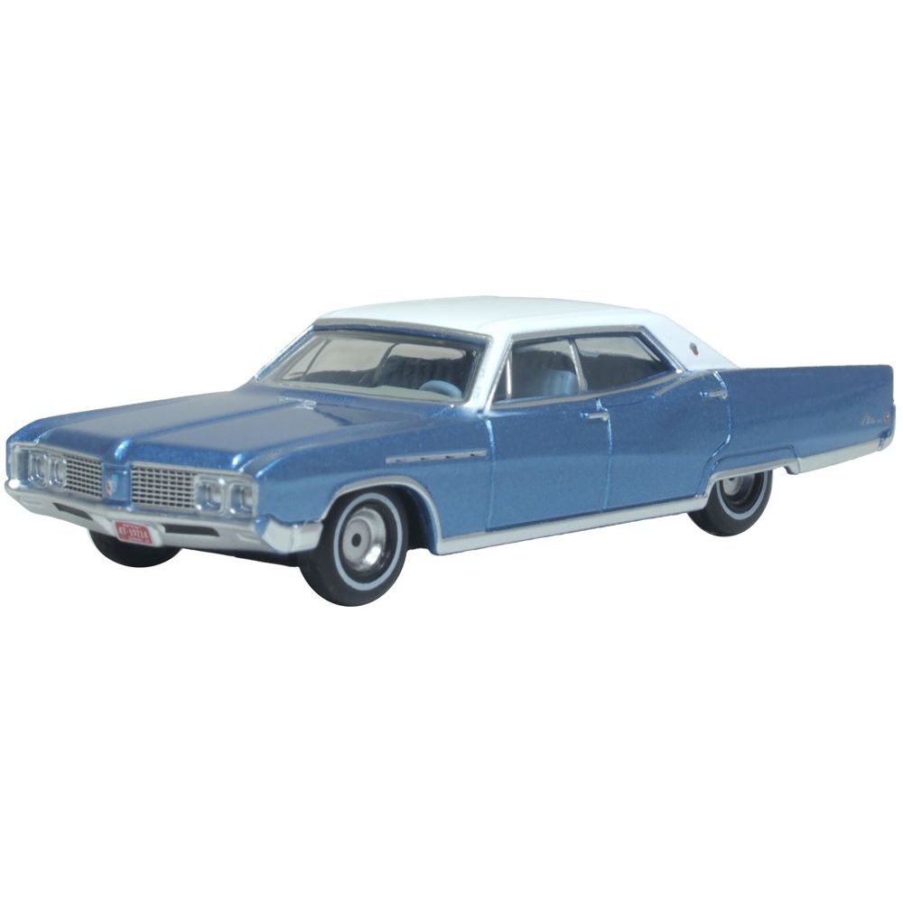 OXFORD 1/87 1968 Buick Electra 225 Medium Teal Blue Mist/Parchment
