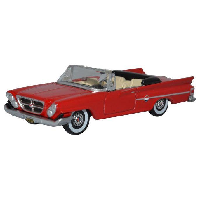 OXFORD 1/87 Chrysler 300 Convertible 1961 Mardi Gras Red