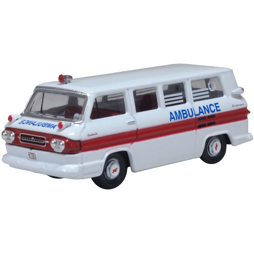 OXFORD 1/87 1961 Chevrolet Corvair Greenbrier Amblewagon Ambulance