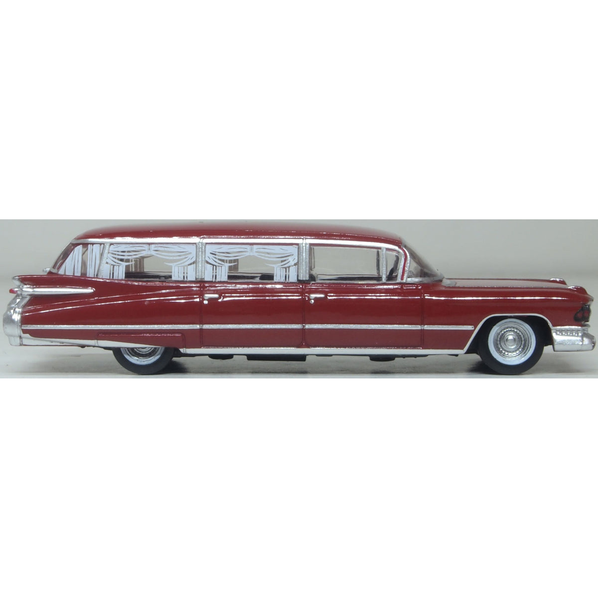 OXFORD 1/87 1959 Cadillac Miller-Meteor Futura Limousine Seminole Red