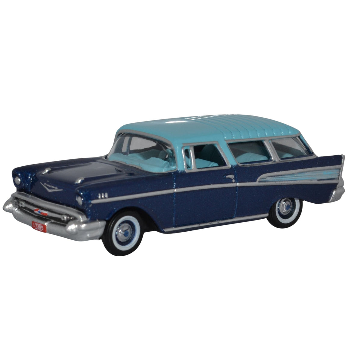 OXFORD 1/87 1957 Chevrolet Nomad Larkspur Blue/Harbor Blue