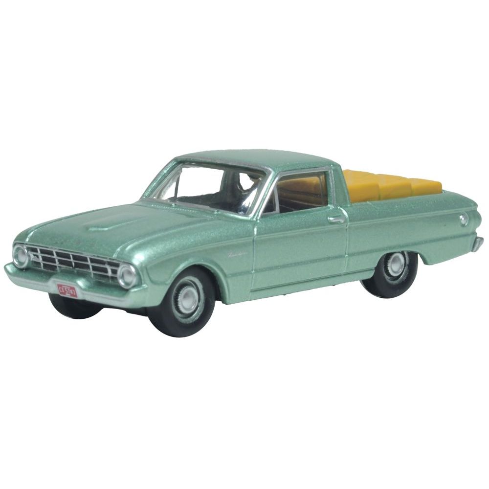 OXFORD 1/87 1960 Ford Falcon Ranchero Meadowvale Green (Load)