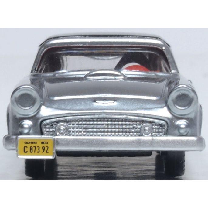 OXFORD 1/87 Ford Thunderbird 1956 Grey Metallic and Raven Black